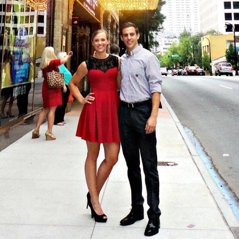 Red/Black A-line Dress